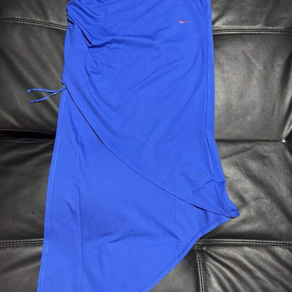 Nike x Serena Williams‎ “Blue” High-Waisted Maxi Skirt HF9604-480 Women’s Medium
